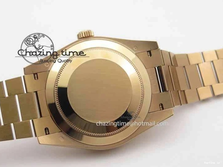 1226 Sophisticated Day-Date 40mm 228239 RG Noob 1:1 Best Edition Brown Roman Dial On RG President Bracelet A 3707